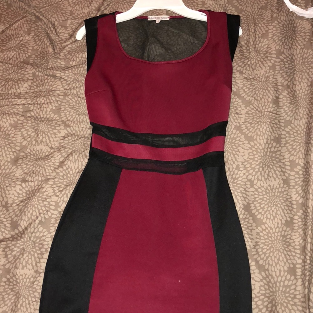 Charlotte Russe Dark Red/Black Dress